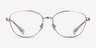 Ralph RA6057 Gold MetalEyeglass Frames from EyeBuyDirect, Front View