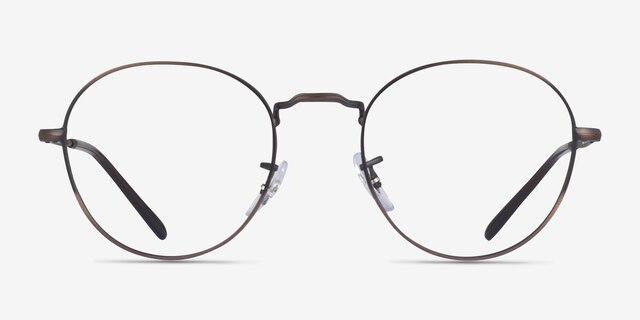 Ray-Ban RB3582V David Gradient Bronze MetalEyeglass Frames from EyeBuyDirect, Front View