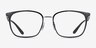 Ray-Ban RB6486 Liteforce Black MetalEyeglass Frames from EyeBuyDirect, Front View