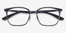 Ray-Ban RB6486 Liteforce Black MetalEyeglass Frames from EyeBuyDirect, Closed View