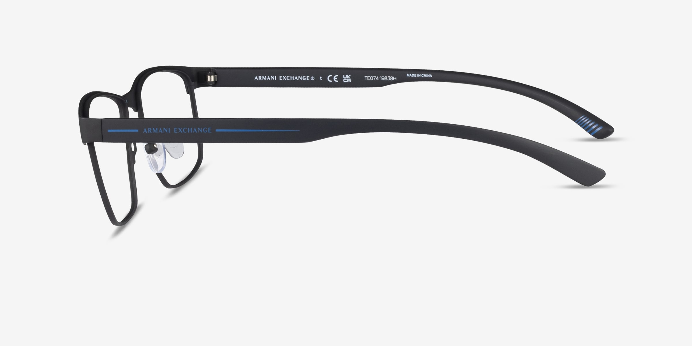 Armani Exchange AX1070 - Rectangle Blue Frame Glasses For Men
