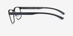 Armani Exchange AX1070 Matte Black MetalEyeglass Frames from EyeBuyDirect, Side View
