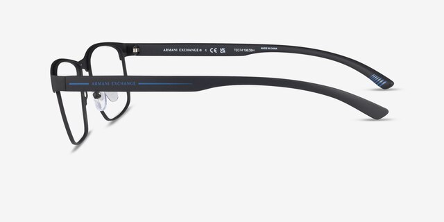 Armani Exchange AX1070 Black MetalEyeglass Frames from EyeBuyDirect, Side View