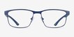 Armani Exchange AX1070 Blue MetalEyeglass Frames from EyeBuyDirect, Front View