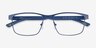 Armani Exchange AX1070 Bleu MétalMontures de lunettes de vue d'EyeBuyDirect, Vue Rapprochée