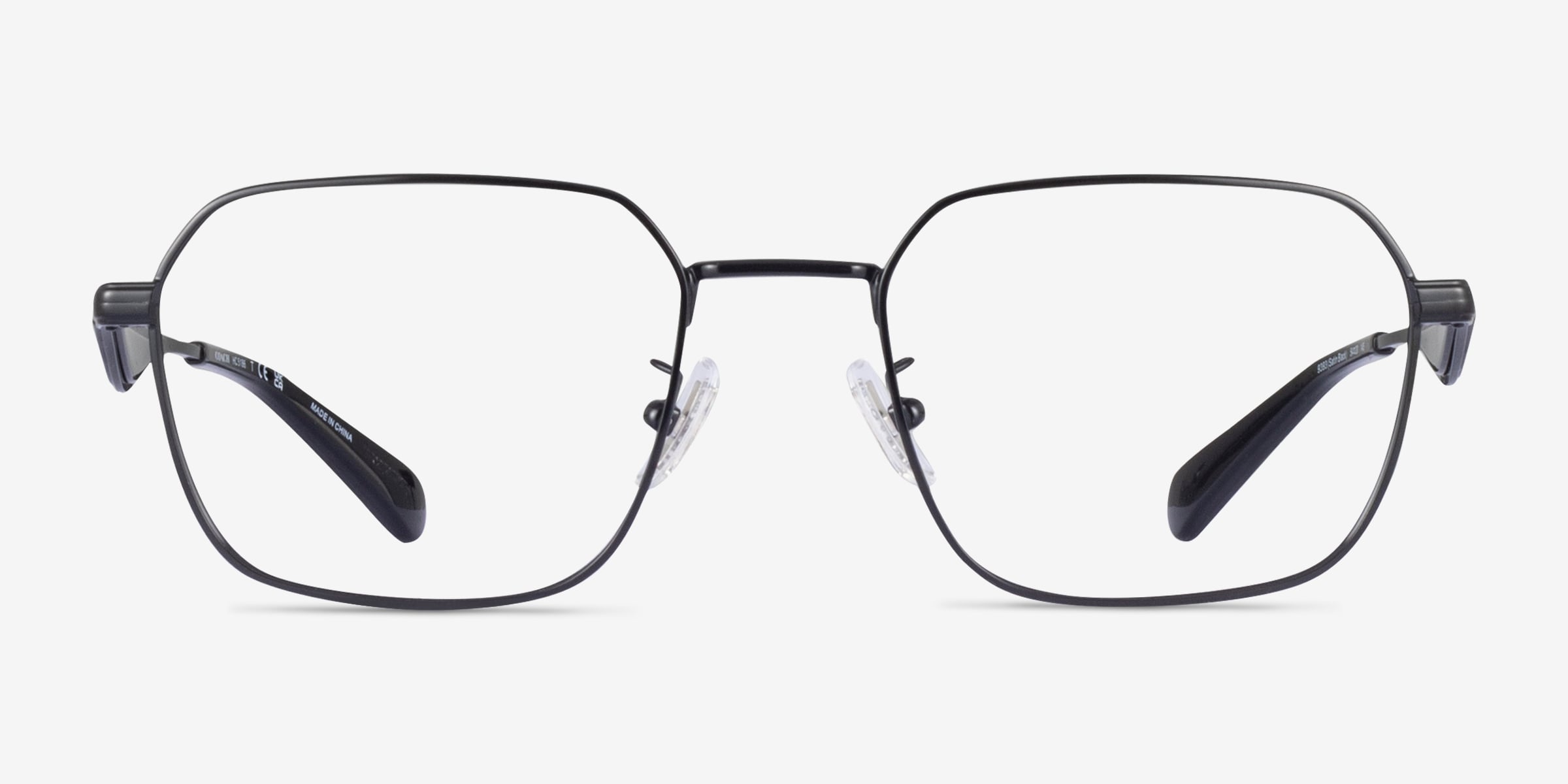 Coach HC5186 - Square Satin Black Frame Eyeglasses | Eyebuydirect