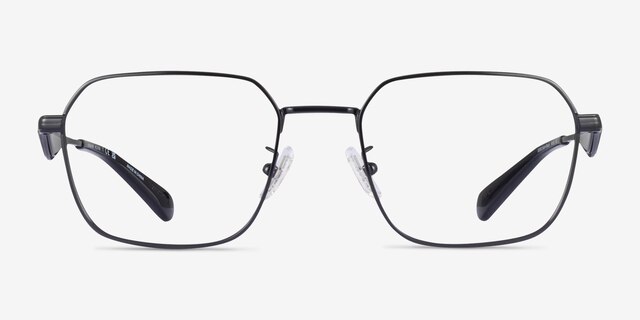 Coach HC5186 Satin Black MetalEyeglass Frames from EyeBuyDirect, Front View