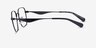 Coach HC5186 Satin Black MetalEyeglass Frames from EyeBuyDirect, Side View