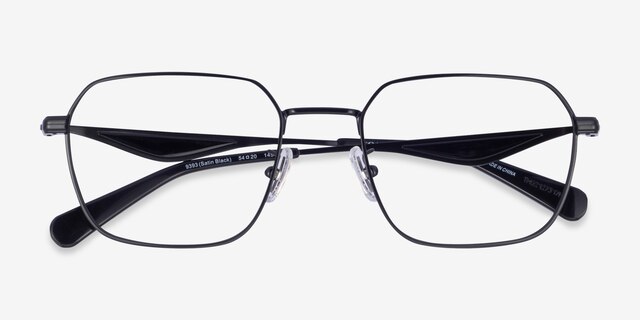Coach HC5186 Satin Black MetalEyeglass Frames from EyeBuyDirect, Closed View