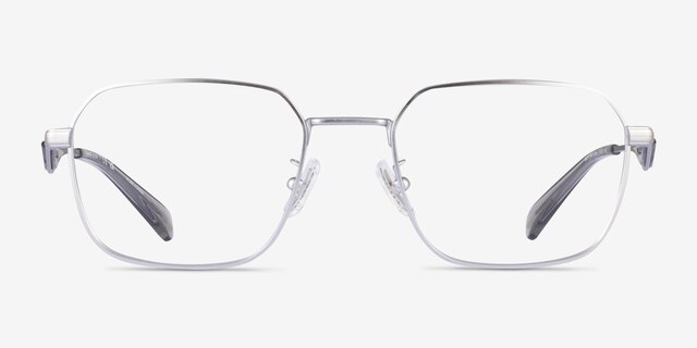 Coach HC5186 Satin Silver MetalEyeglass Frames from EyeBuyDirect, Front View