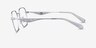 Coach HC5186 Satin Silver MetalEyeglass Frames from EyeBuyDirect, Side View