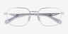 Coach HC5186 Satin Silver MetalEyeglass Frames from EyeBuyDirect, Closed View