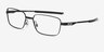 Oakley Foil Rq Satin Black MétalMontures de lunettes de vue d'EyeBuyDirect, Vue d'Angle