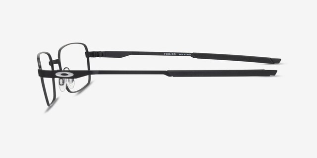 Oakley Foil Rq Satin Black MétalMontures de lunettes de vue d'EyeBuyDirect, Vue de Côté