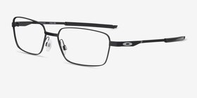 Oakley Foil RQ Satin Black Métal Montures de lunettes de vue d'EyeBuyDirect, Vue d'Angle