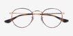 Ray-Ban RB3447V Round Gold Tortoise MetalEyeglass Frames from EyeBuyDirect, Closed View