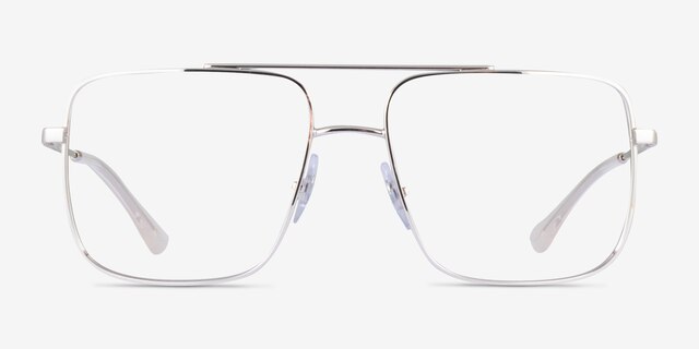 Ray-Ban RB3758V Silver MetalEyeglass Frames from EyeBuyDirect, Front View