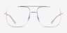 Ray-Ban RB3758V Silver MetalEyeglass Frames from EyeBuyDirect, Front View
