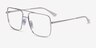 Ray-Ban RB3758V Silver MetalEyeglass Frames from EyeBuyDirect, Angle View