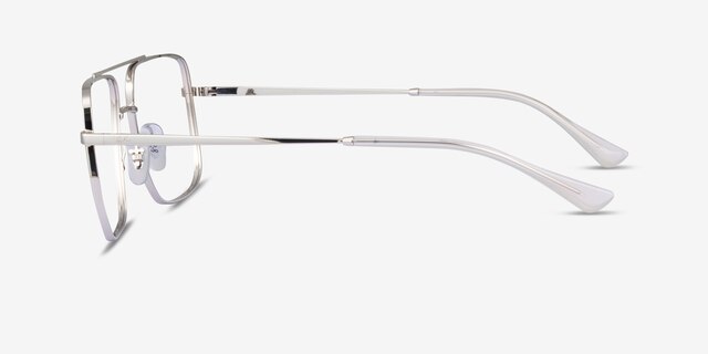 Ray-Ban RB3758V Silver MetalEyeglass Frames from EyeBuyDirect, Side View
