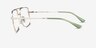 Ray-Ban RB3758V Gold MetalEyeglass Frames from EyeBuyDirect, Side View