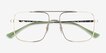 Ray-Ban RB3758V Gold MetalEyeglass Frames from EyeBuyDirect, Closed View