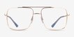 Ray-Ban RB3758V Rose Gold MetalEyeglass Frames from EyeBuyDirect, Front View