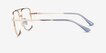 Ray-Ban RB3758V Rose Gold MetalEyeglass Frames from EyeBuyDirect, Side View
