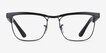 Ray-Ban RB3875V Wayfarer Deluxe Black MetalEyeglass Frames from EyeBuyDirect, Front View