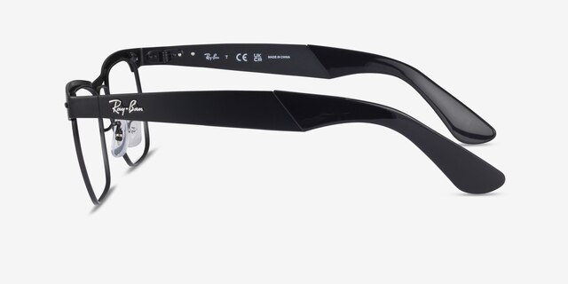 Ray-Ban RB3875V Wayfarer Deluxe - Wayfarer Black Frame Glasses For Men | Eyebuydirect