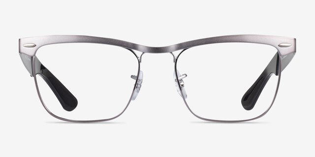 Ray-Ban RB3875V Wayfarer Deluxe Gunmetal MetalEyeglass Frames from EyeBuyDirect, Front View