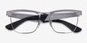Ray-Ban RB3875V Wayfarer Deluxe Gunmetal MetalEyeglass Frames from EyeBuyDirect, Closed View