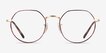 Ray-Ban RB6465 Jack Gold Tortoise MetalEyeglass Frames from EyeBuyDirect, Front View