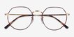 Ray-Ban RB6465 Jack Gold Tortoise MetalEyeglass Frames from EyeBuyDirect, Closed View