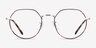 Ray-Ban RB6465 Jack Silver Tortoise MetalEyeglass Frames from EyeBuyDirect, Front View