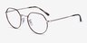 Ray-Ban RB6465 Jack Silver Tortoise MetalEyeglass Frames from EyeBuyDirect, Angle View