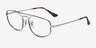 Ray-Ban RB6545 Explorer 5 Silver Tortoise MetalEyeglass Frames from EyeBuyDirect, Angle View