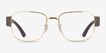 Ray-Ban RB6532 Liteforce Gold MetalEyeglass Frames from EyeBuyDirect, Front View