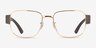 Ray-Ban RB6532 Liteforce Gold MetalEyeglass Frames from EyeBuyDirect, Front View