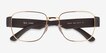 Ray-Ban RB6532 Liteforce Gold MetalEyeglass Frames from EyeBuyDirect, Closed View