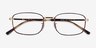 Ray-Ban RB6533 Tortoise MetalEyeglass Frames from EyeBuyDirect, Closed View