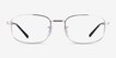 Ray-Ban RB6533 Silver MetalEyeglass Frames from EyeBuyDirect, Front View