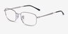 Ray-Ban RB6533 Silver MetalEyeglass Frames from EyeBuyDirect, Angle View