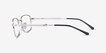 Ray-Ban RB6533 Silver MetalEyeglass Frames from EyeBuyDirect, Side View