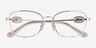 Coach HC5183 Shiny Light Gold MetalEyeglass Frames from EyeBuyDirect, Closed View