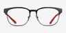 ARNETTE Waterly Black MetalEyeglass Frames from EyeBuyDirect, Front View