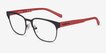 ARNETTE Waterly Black MetalEyeglass Frames from EyeBuyDirect, Angle View