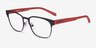 ARNETTE Waterly Black MetalEyeglass Frames from EyeBuyDirect, Angle View