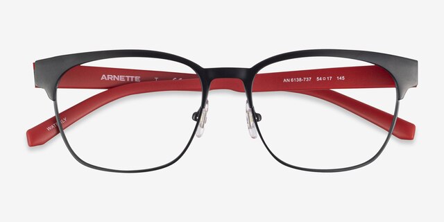 ARNETTE Waterly Black MetalEyeglass Frames from EyeBuyDirect, Closed View