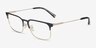 Coach HC5121 Matte Light Gold MetalEyeglass Frames from EyeBuyDirect, Angle View
